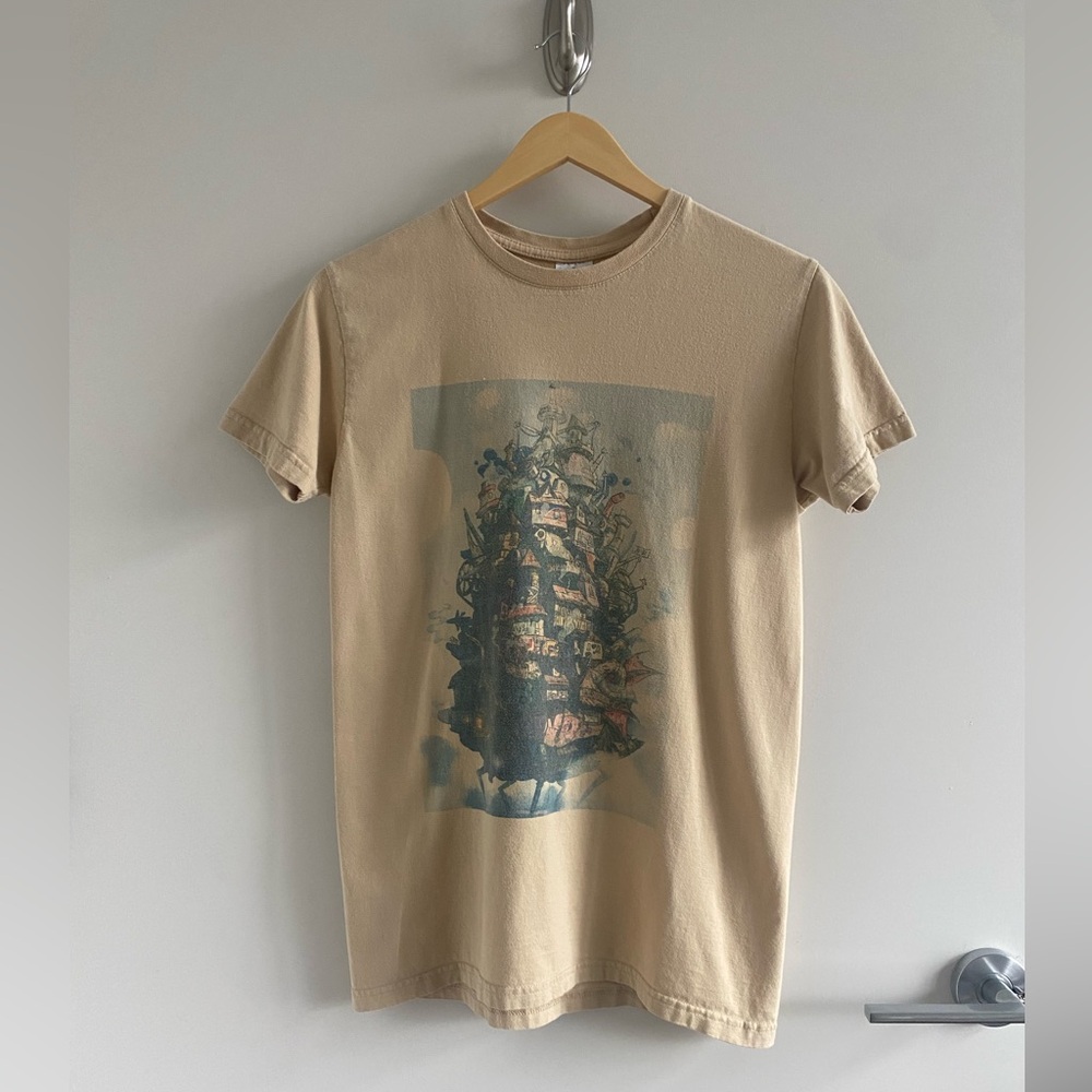 B&C Collection 100% Cotton Beige T-shirt Size S
